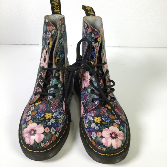 floral dr martens size 5